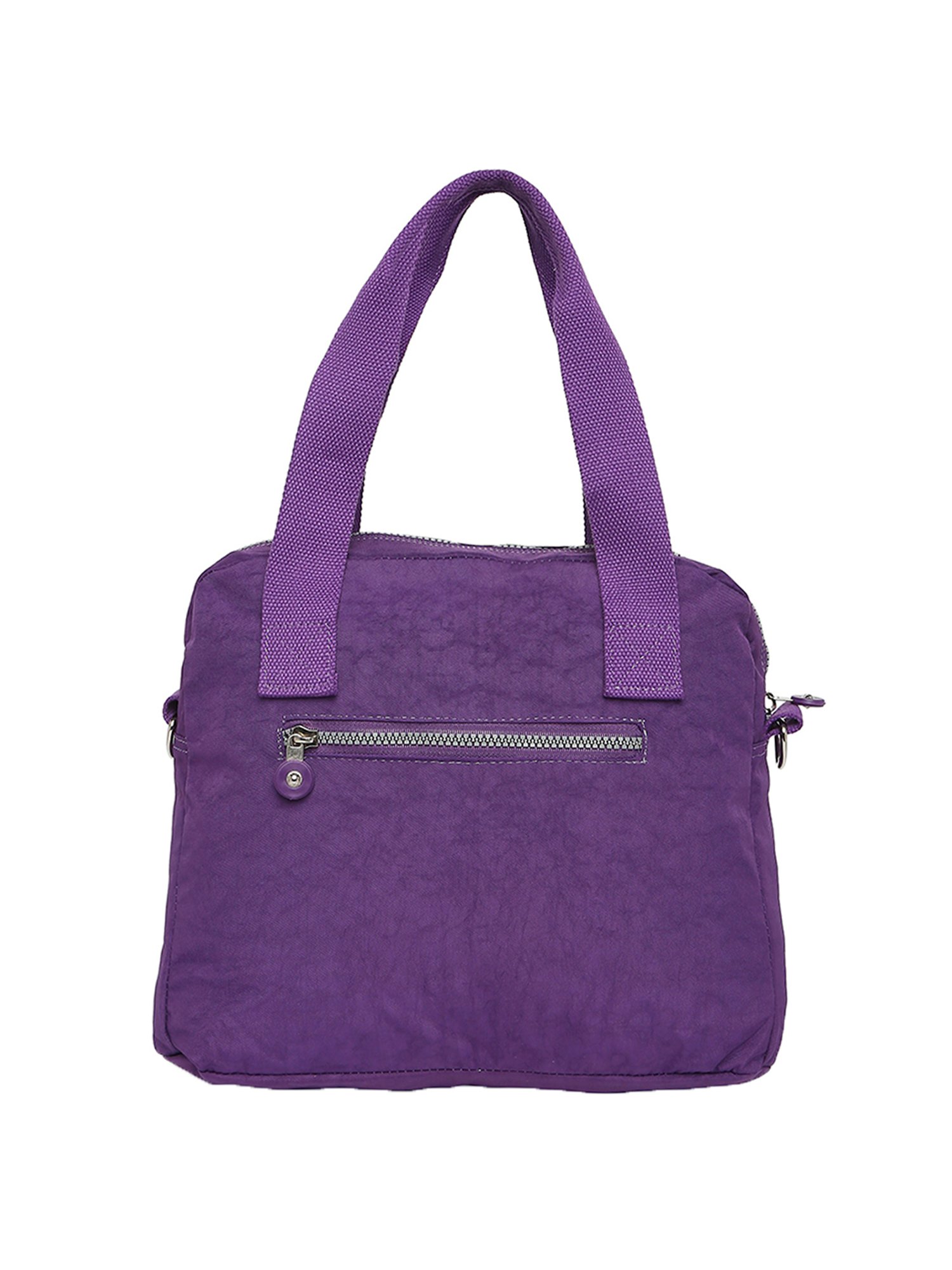 Baomi Purple Solid Medium Shoulder Bag