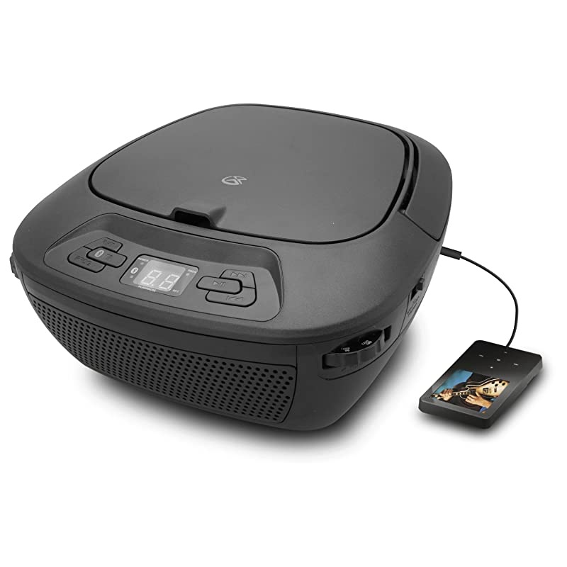 Portable Bluetooth BoomboxCd Player Black BCB117B