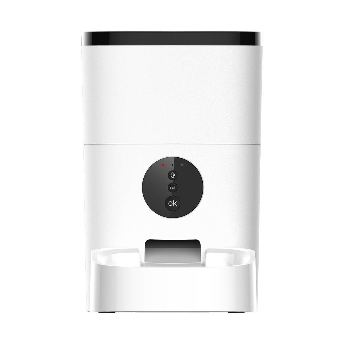 Automatic Pet Feeder LCD Display APP Control Timing Feeding Automatic Pet  Feeder Store Food Box-US Plug