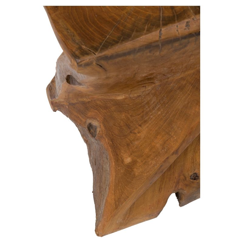 Jones Teakwood Stool - Brown - East At Main