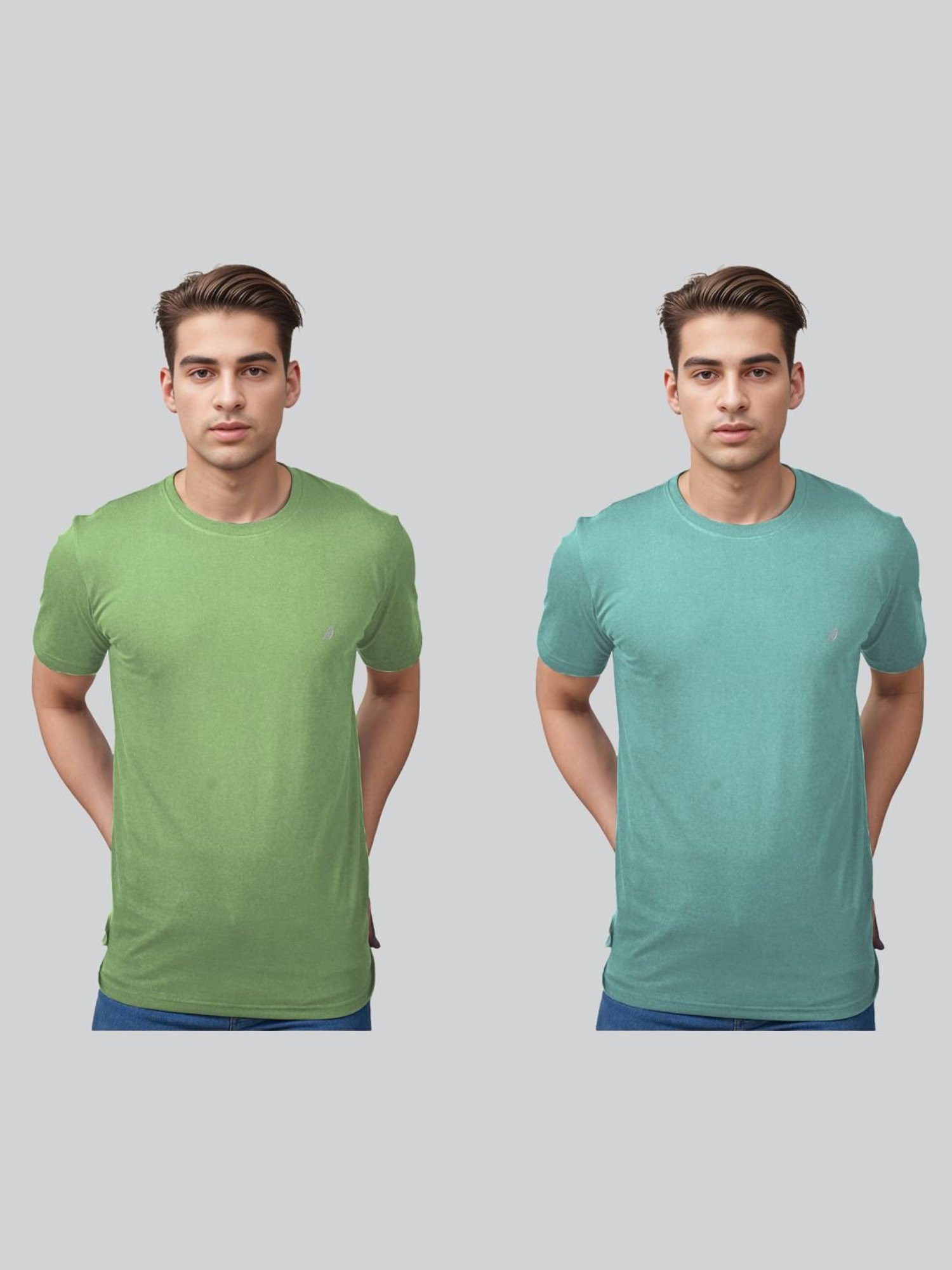 Lux Nitro Sage & Pista Regular Fit T-Shirt