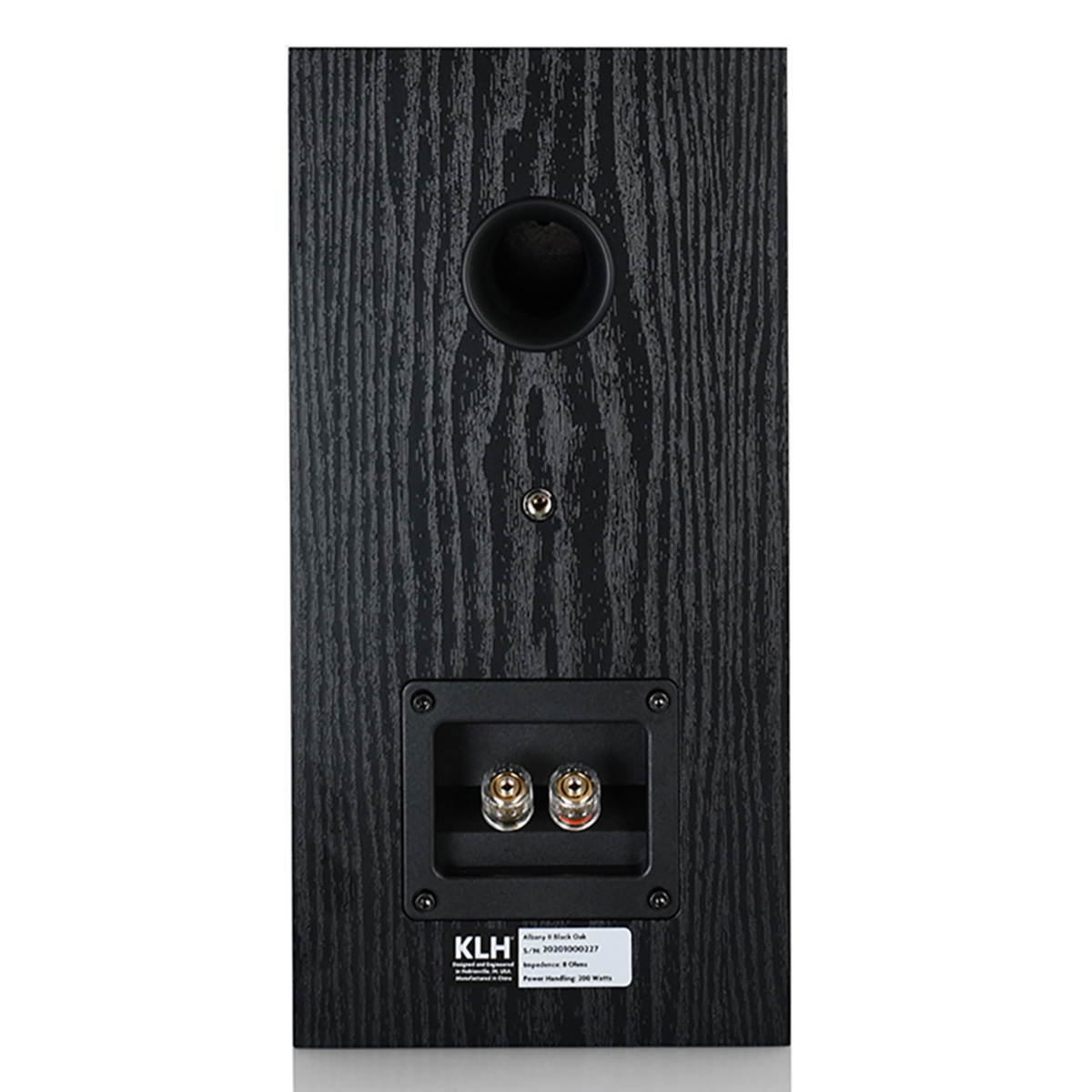 KLH Albany II 2-Way Bookshelf Speakers - Pair (European Walnut)