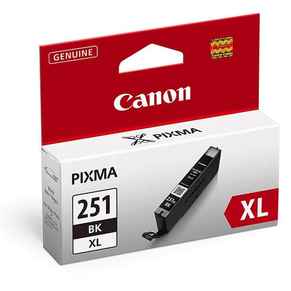 Canon 6448B001 (CLI-251XLB) Black Ink Cartridge High Yield