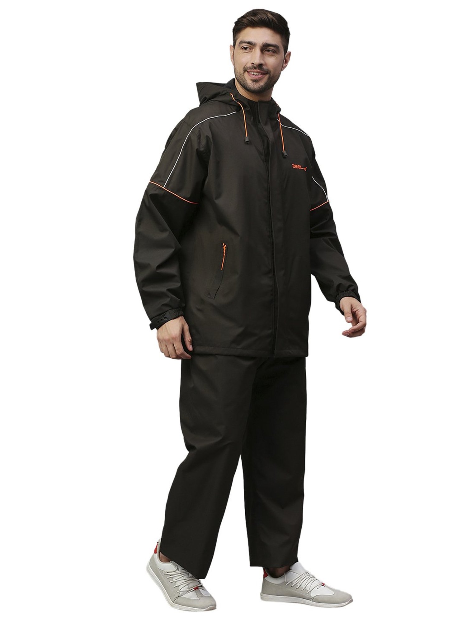 Zeel Olive Green Raincoat Set