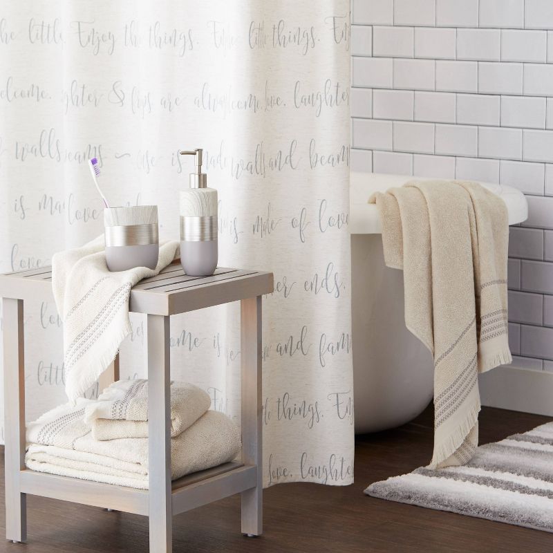 Tree EVA Shower Curtain Mocha - Splash Home