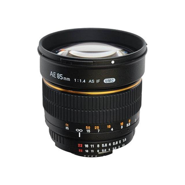Samyang - 85 mm - f/1.4 - Manual Focus Lens for Nikon F