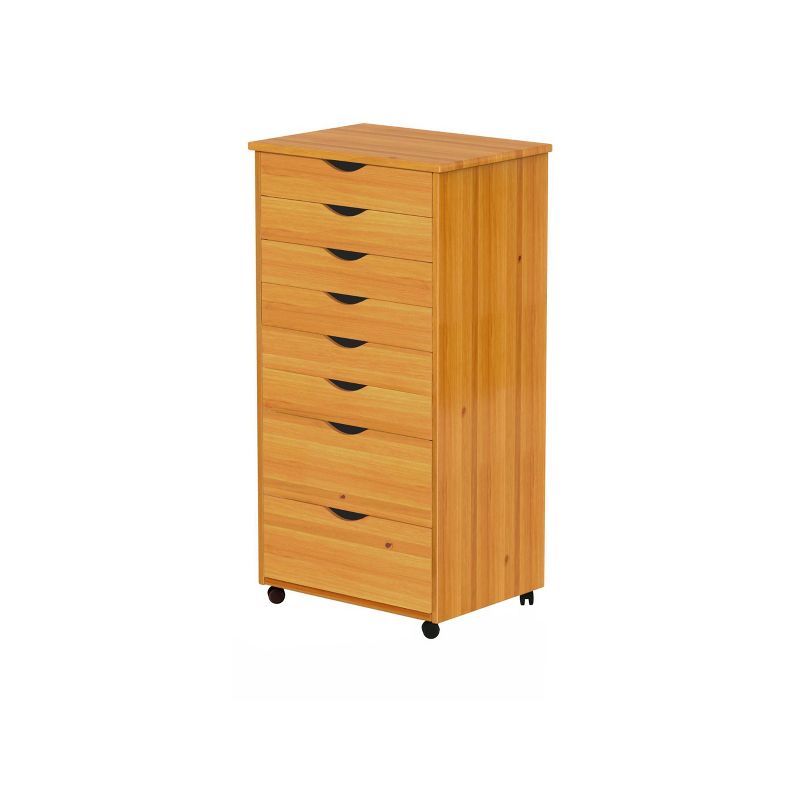 RealRooms Hopa Single Door Pantry Organization, Kitchen Organizer, Ivory Oak