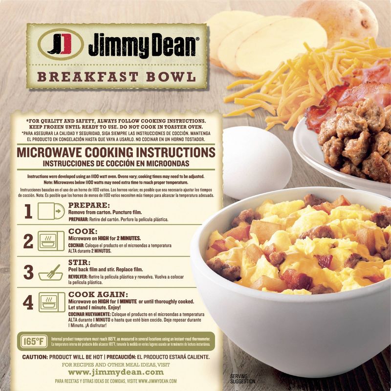 Jimmy Dean Frozen Meat Lovers Breakfast Bowl - 7oz
