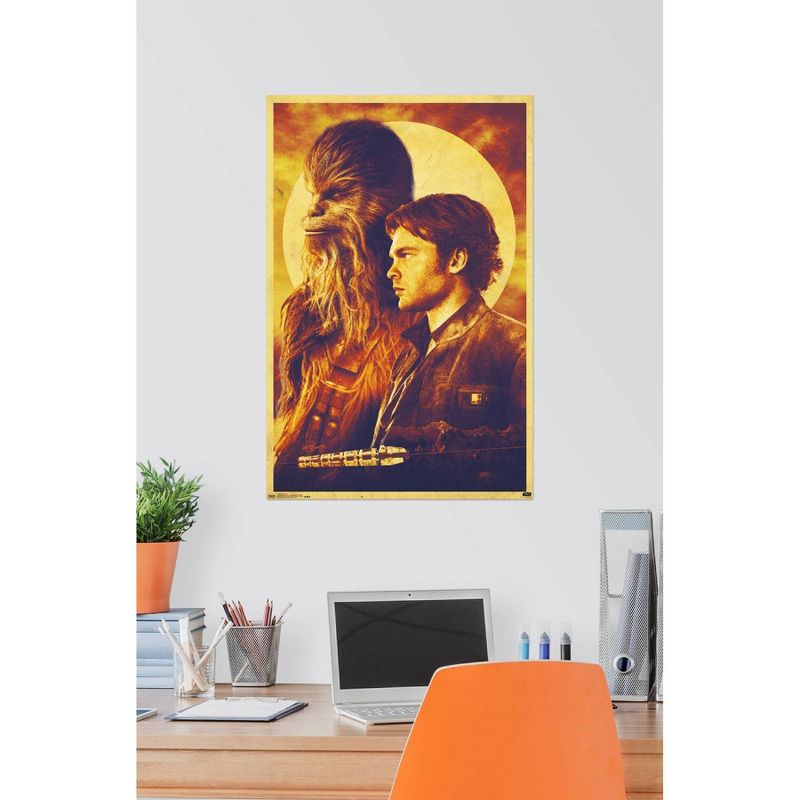 22.375" x 34" Star Wars: HAN Solo - Duo Unframed Wall Poster Print - Trends International