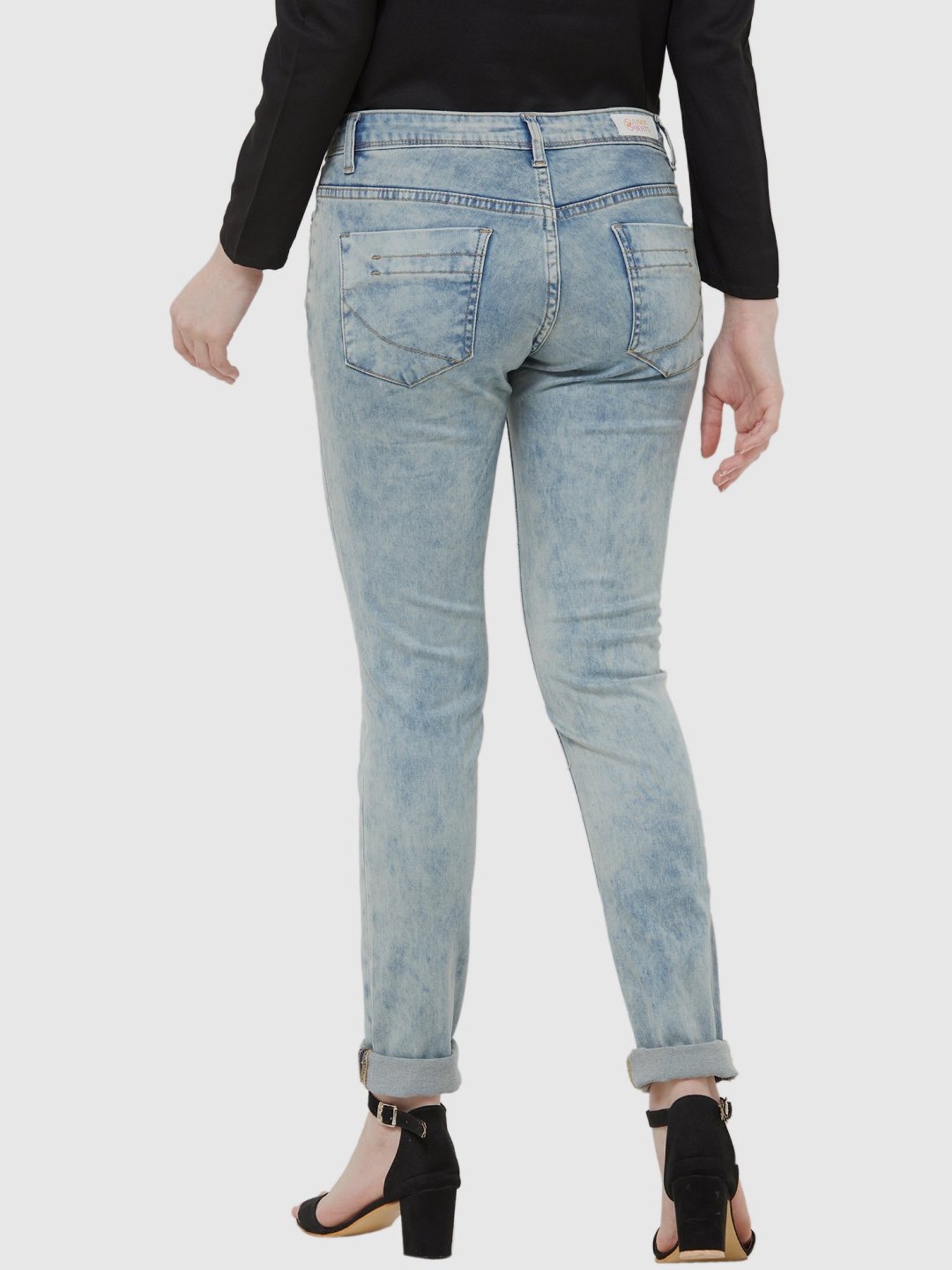 Fusion Beats Blue Cotton Jeans