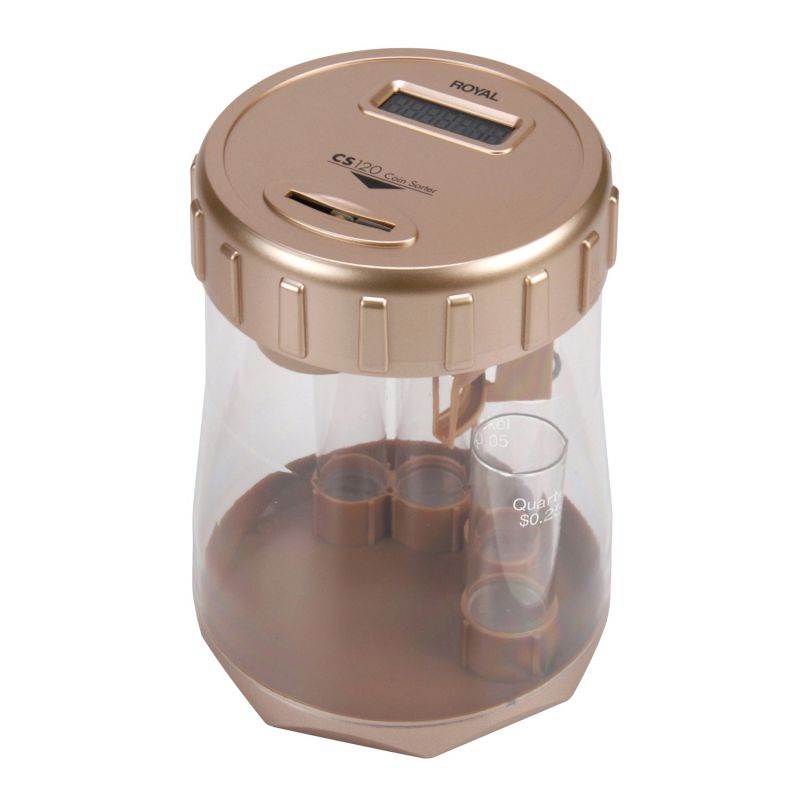 Royal Cs120 Coinsorter Rosegld