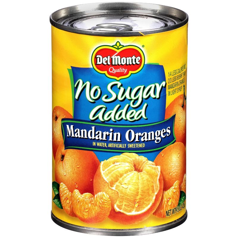 Del Monte No Sugar Added Mandarin Oranges in Water 15oz