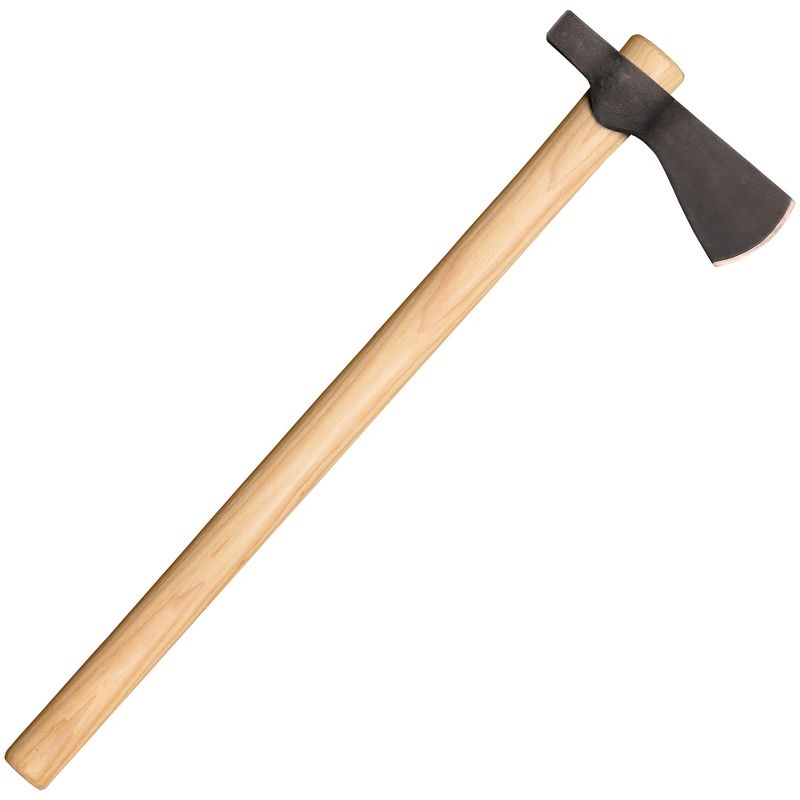 Cold Steel 90TH 22 In 24 Oz Carbon Steel Camping Survival Tactical Trail Hawk Throwing Axe with Hammer Poll