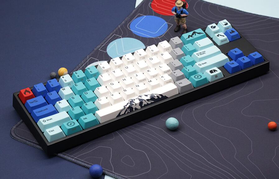 2, 60% Wired/Wireless Mechanical Keyboard (Kailh Box Brown Switch/White Case) - Full Keys Programmable - True RGB Backlit - Tap Arrow Keys - Double Shot PBT Keycaps - NKRO - 1900mAh Battery