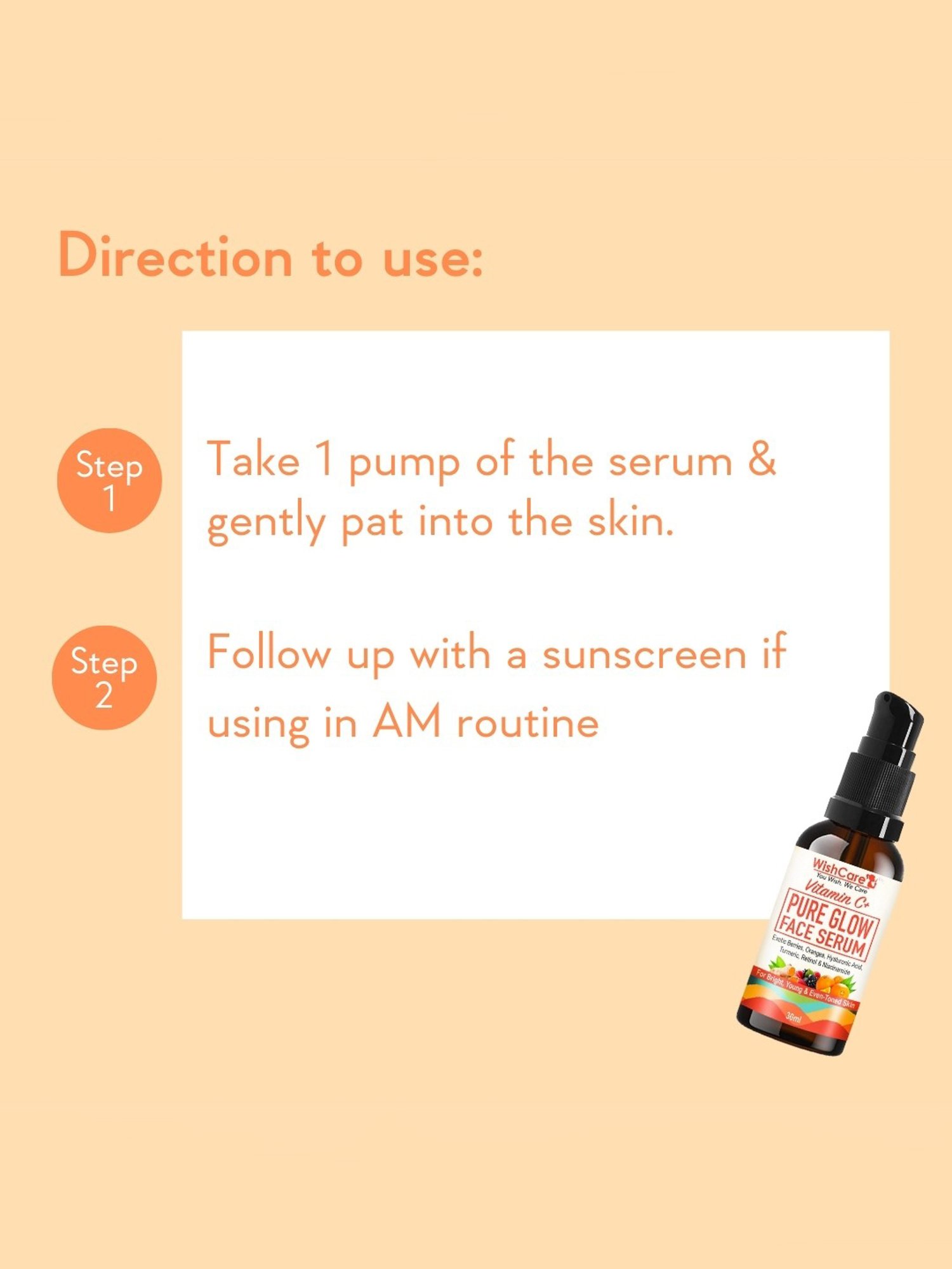 Wishcare Vitamin C+ Pure Glow Face Serum - 30 ml