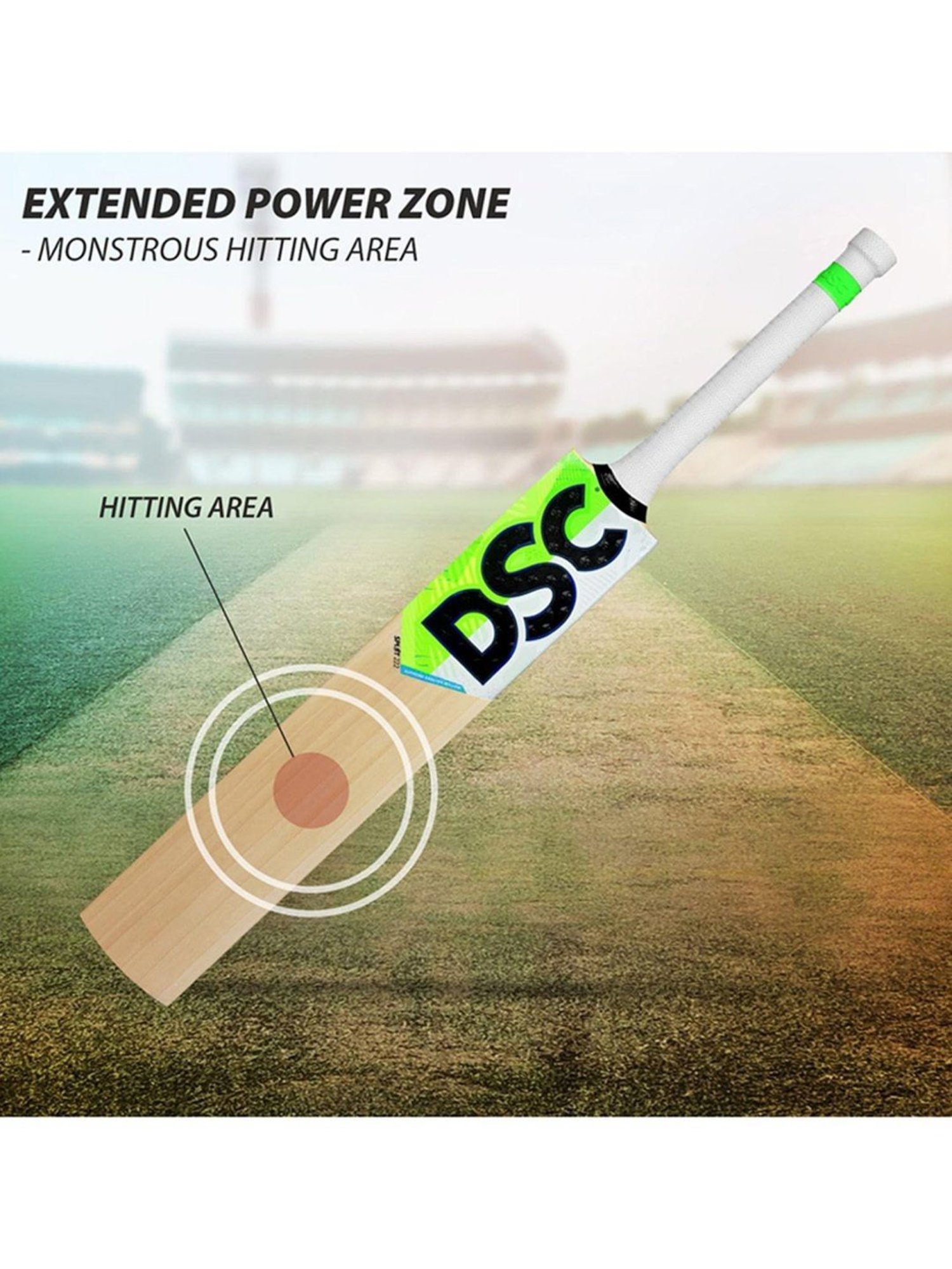 DSC SPLIIT 222 English Willow Cricket Bat Size - Mens