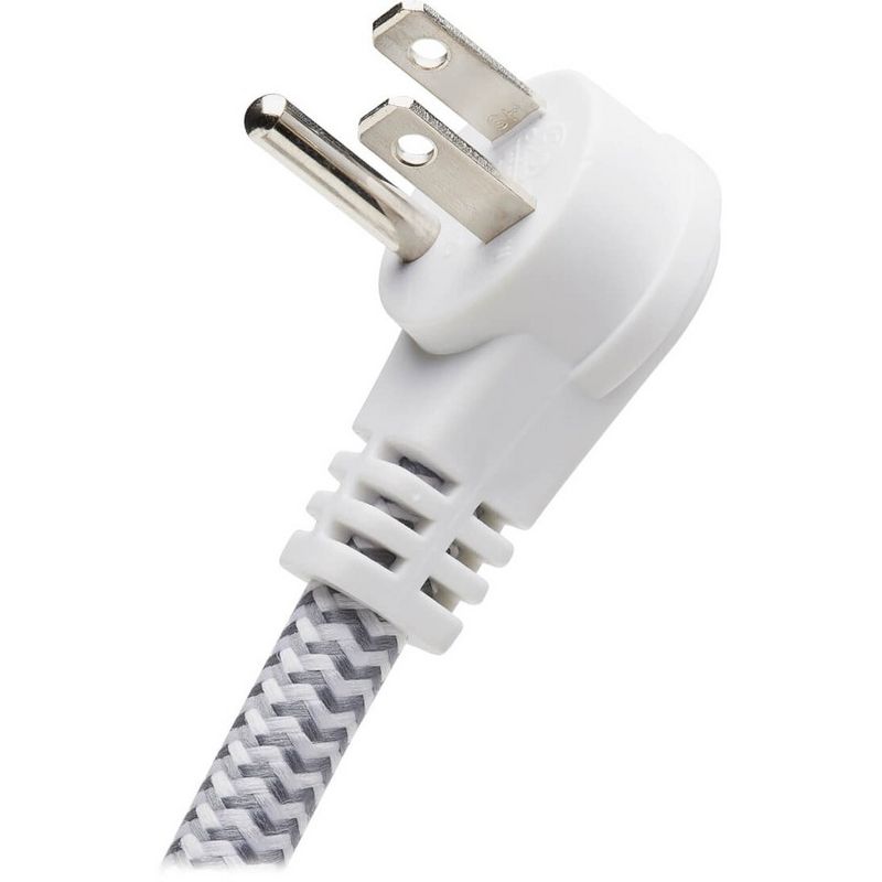 Monoprice 2 Outlet Surge Protector Wall Tap with 2 USB Charging Ports 3.4A, 450 Joules, White