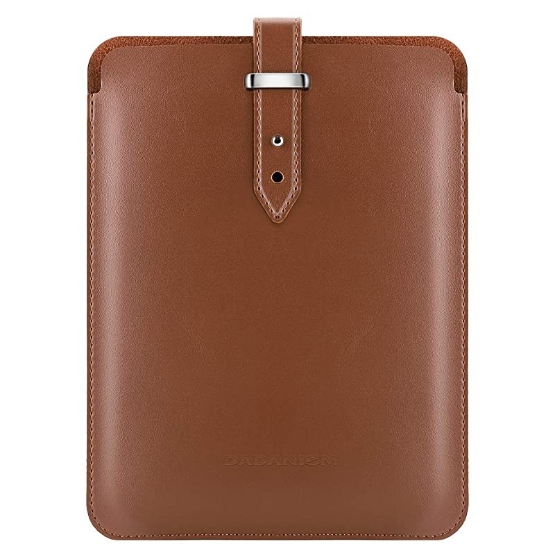 79 Tablet Sleeve Case for iPad Mini 5 2019 Mini 4 3 2 1 Premium PU Leather Pouch Protective Cover Bag Ultra Lightweight Slim EReader Carrying Bag Brown