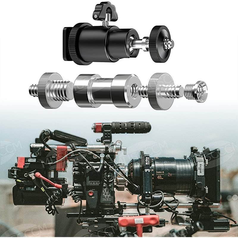 Camera Screw 21 Pcs 14 Inch and 38 Inch Converter Threaded Screws 14 Hot Shoe Adapter Mount Camera Ball Head Set for CameraTripodMonopodLight Stand