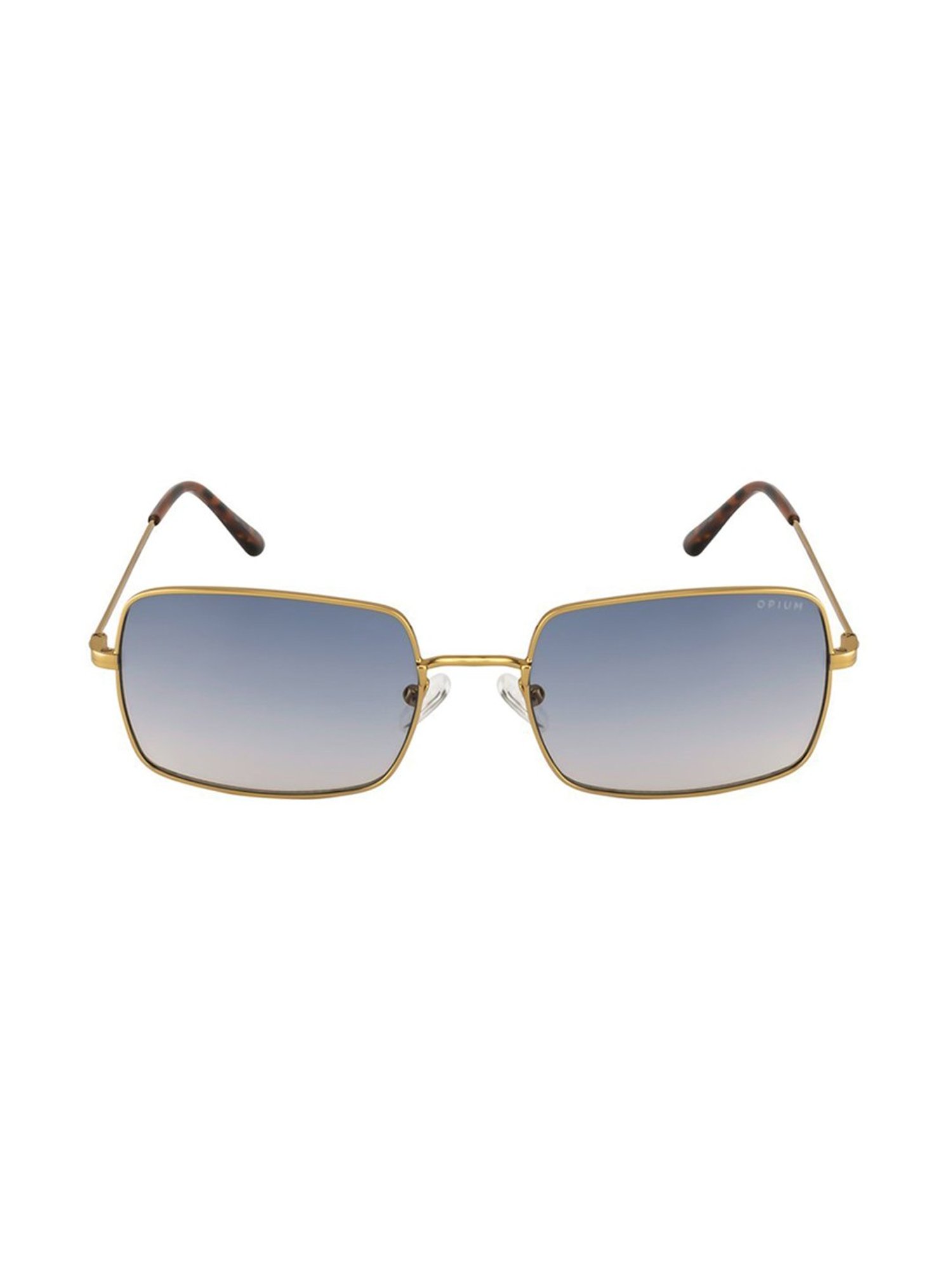Opium Blue Rectangular Sunglasses for Women