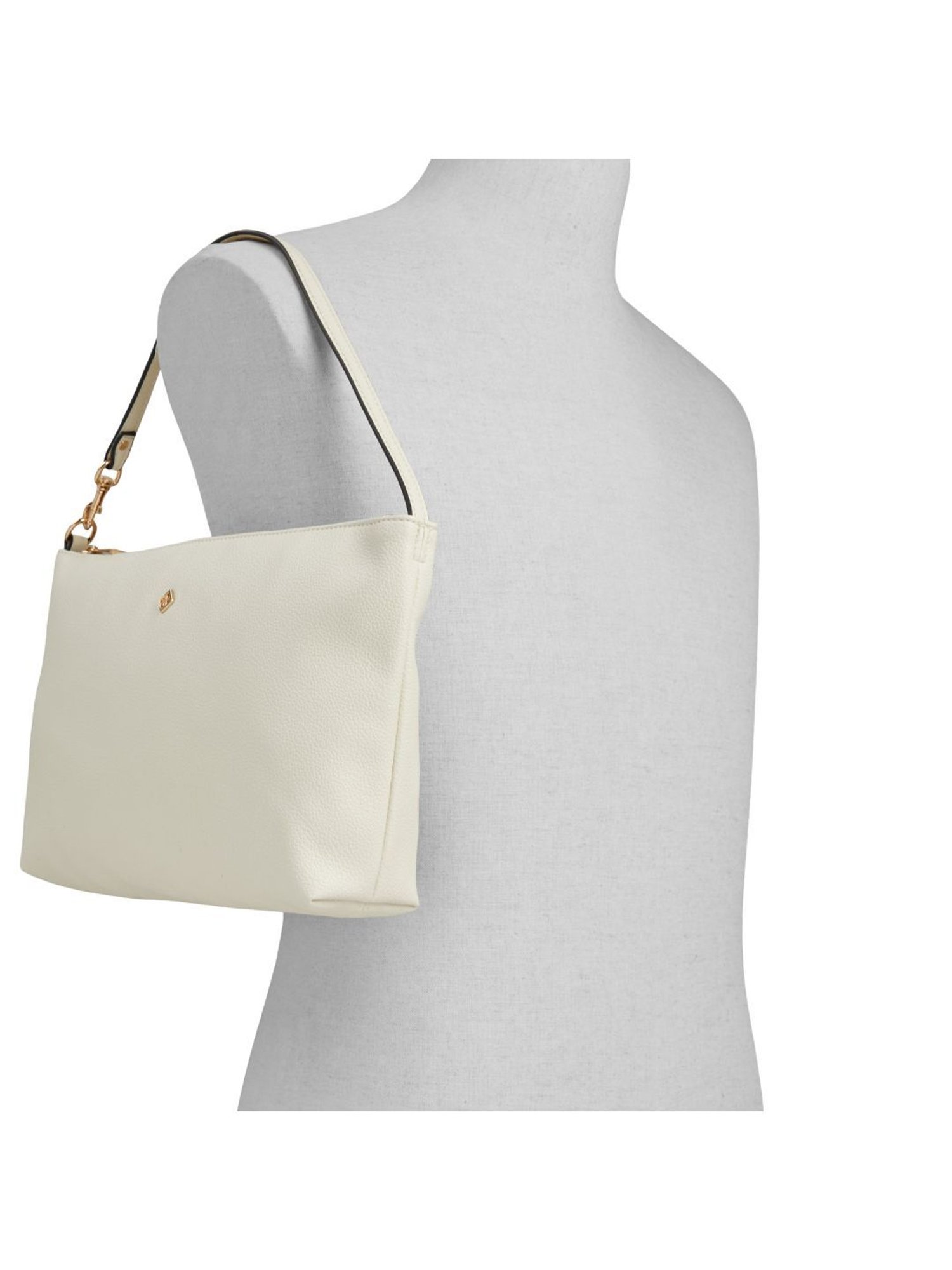 Call It Spring Beige Textured Tote Handbag With pouch