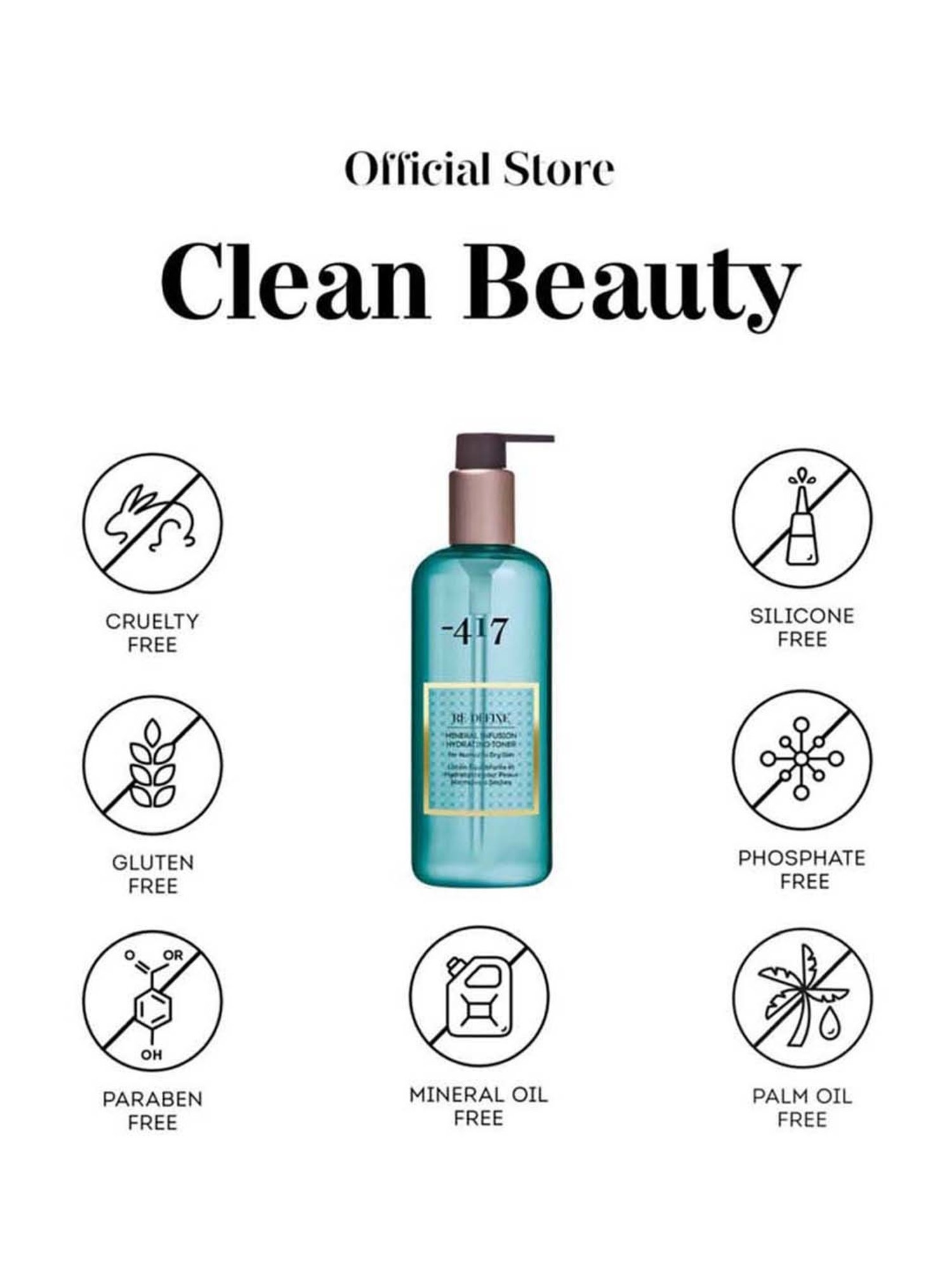 Minus 417 Re Define Mineral Infusion Hydrating Toner 350 ml