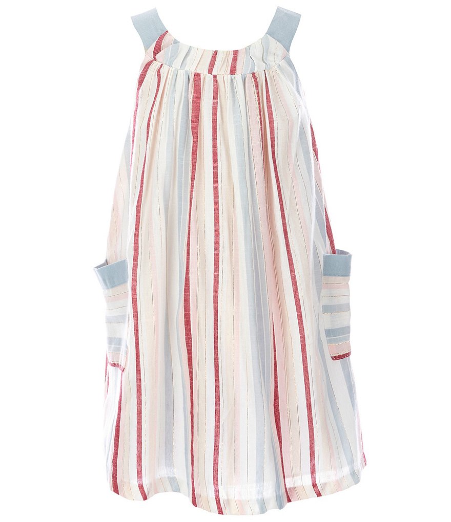 GB GB Girls Little Girls 2T-6X Floral Tiered A-Line Dress