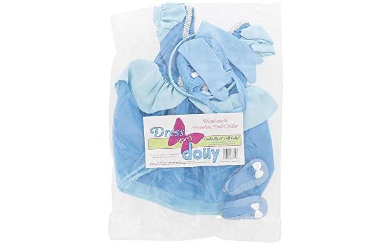 Dress Along Dolly Cinderella Inspired Outfit for American Girl Doll