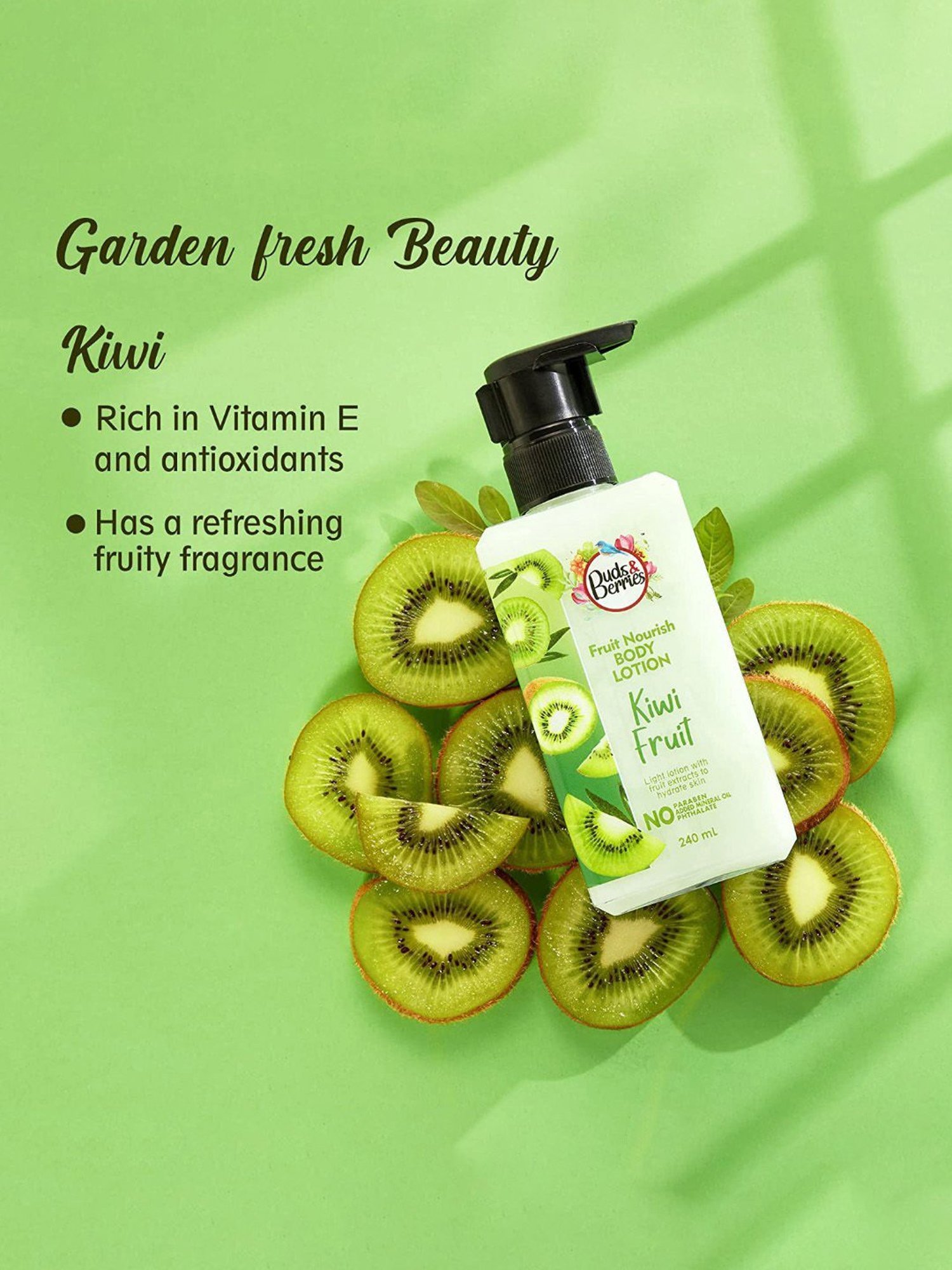 Buds & Berries Kiwi Fruit Nourish Body Lotion - 240 ml