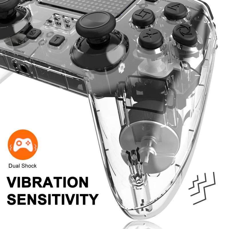 Wireless Bluetooth Gaming Remote Controller Player Console Gamepad for PS4 Pro Ergonomics Gamepad Joypad