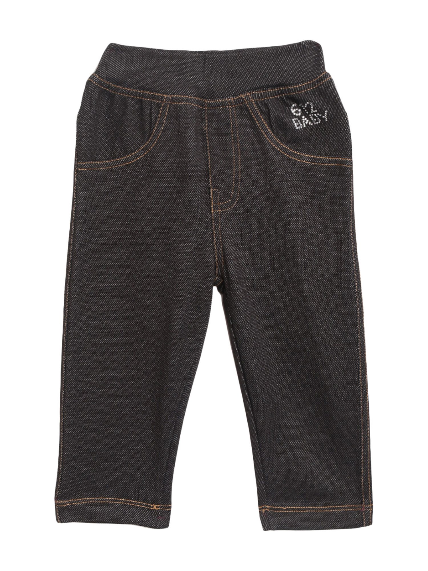 612 League Kids Black Cotton Capris