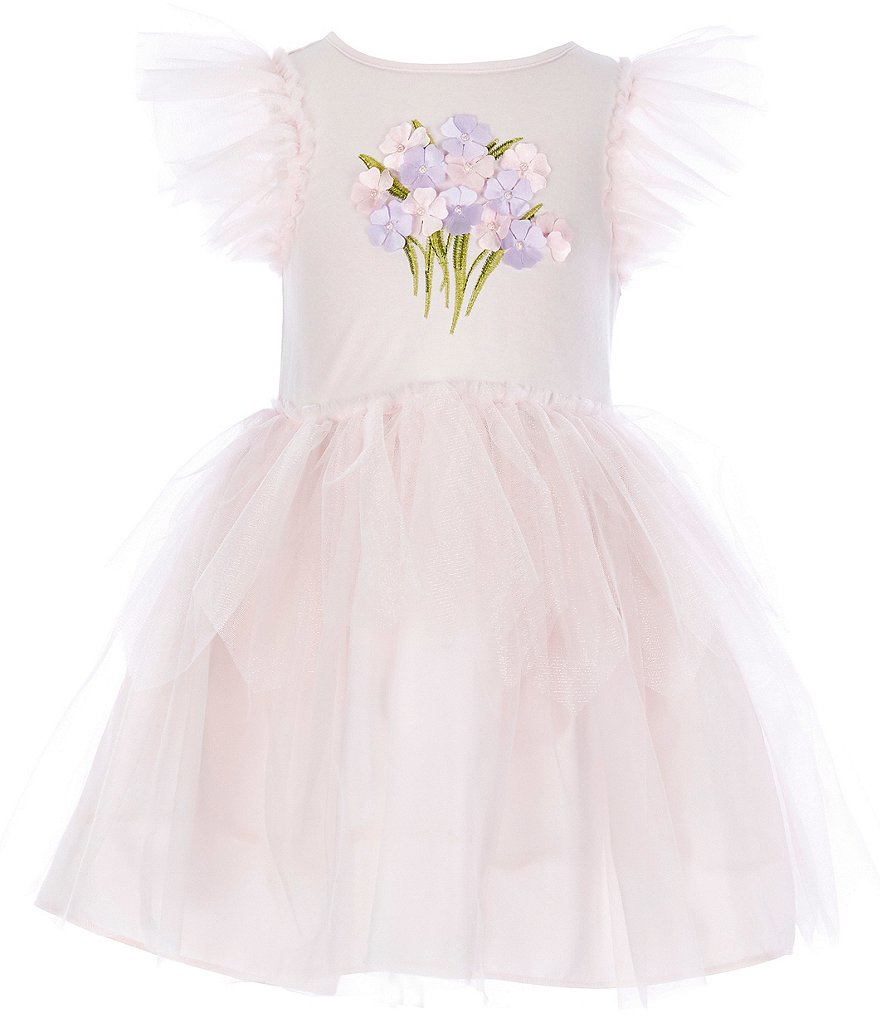Zunie Little Girls 2T-6X Unicorn Sequin/Rainbow Tutu Dress
