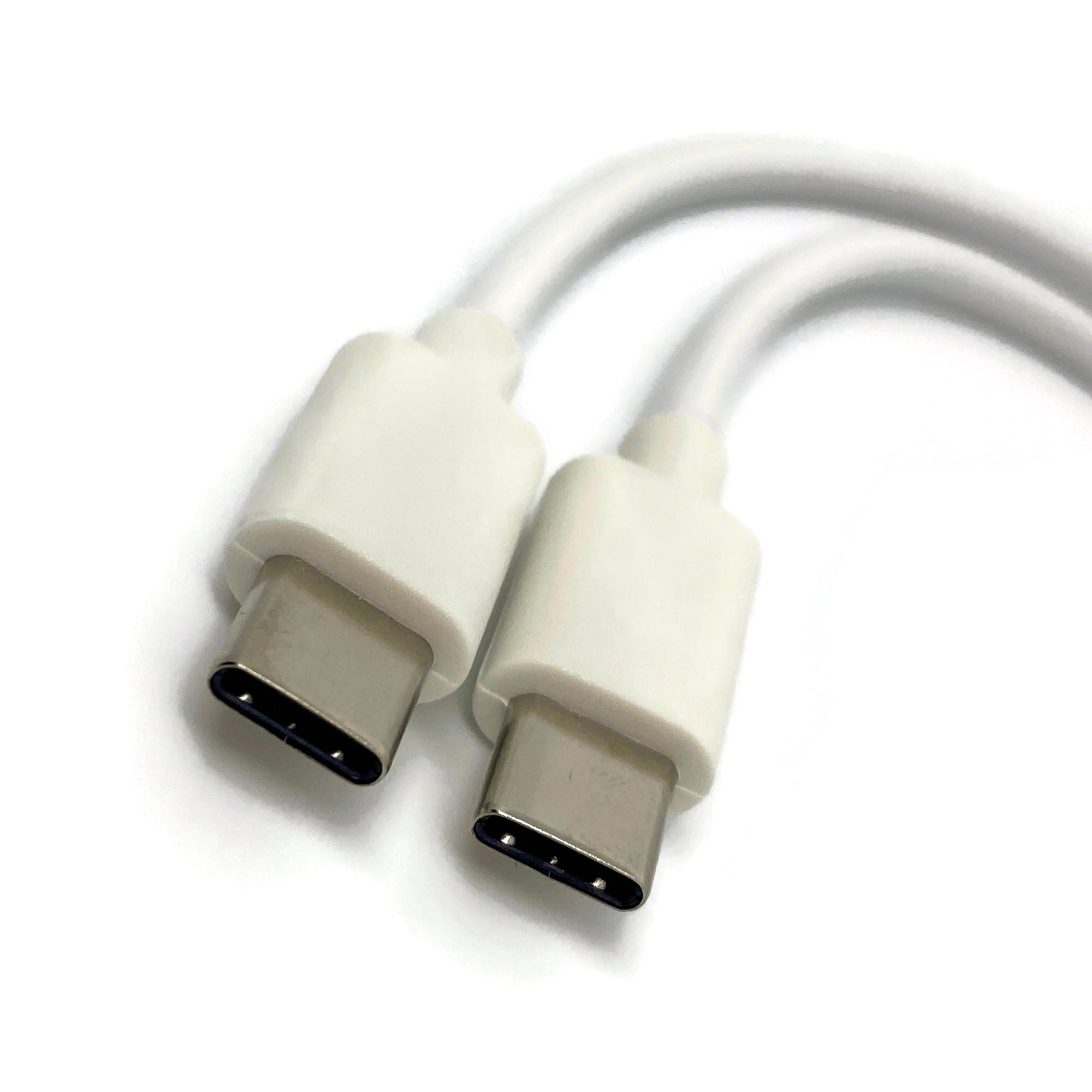 USB C to USB C Cable 1ft Type-C Fast Charging Data Cord Short White USB Type C for MacBook, iPad Pro, Samsung Galaxy S21 S20, Note 20, Google Pixel 5