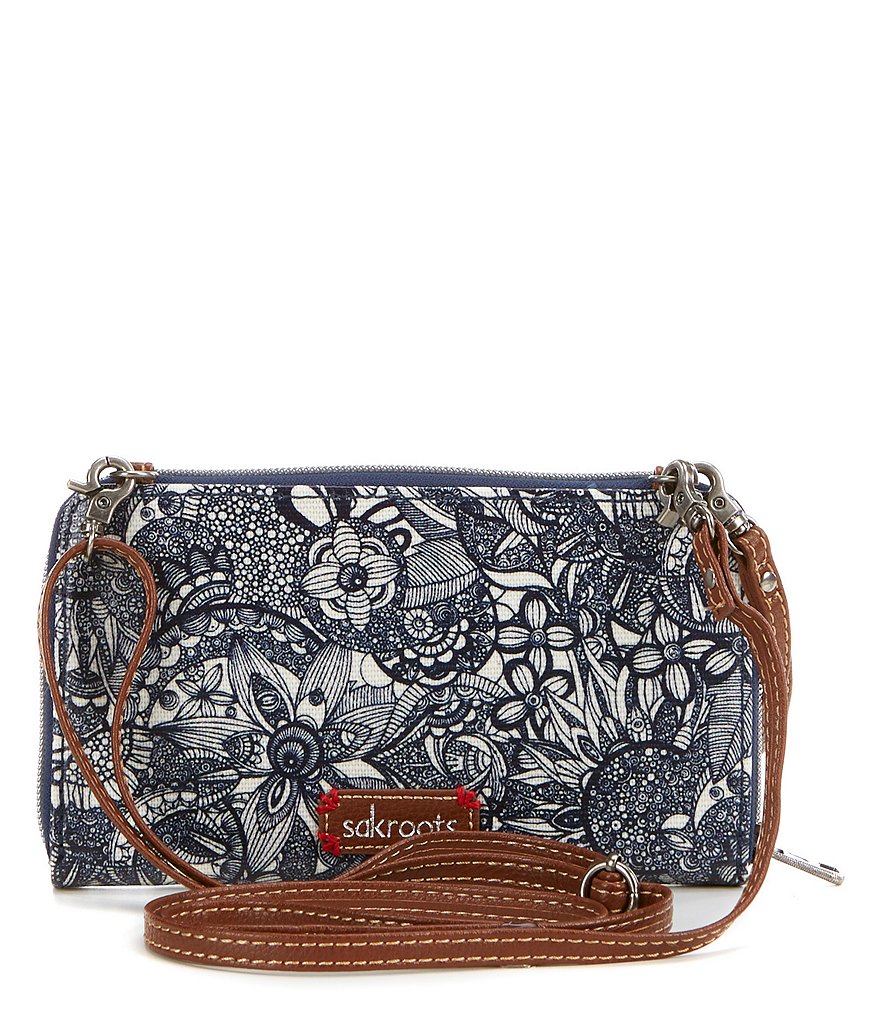 Sakroots Artist Large Smartphone Colorblock Crossbody Bag