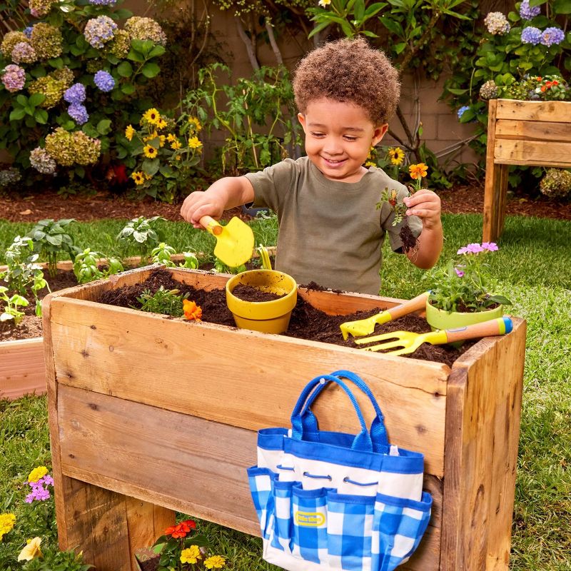 Little Tikes Growing Garden Lightweight & Durable Metal Gardening Hand Tools & Bag for Kids'