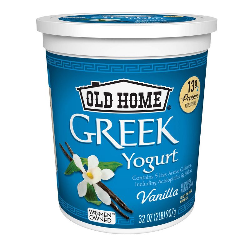 Old Home Greek Vanilla Yogurt - 32oz