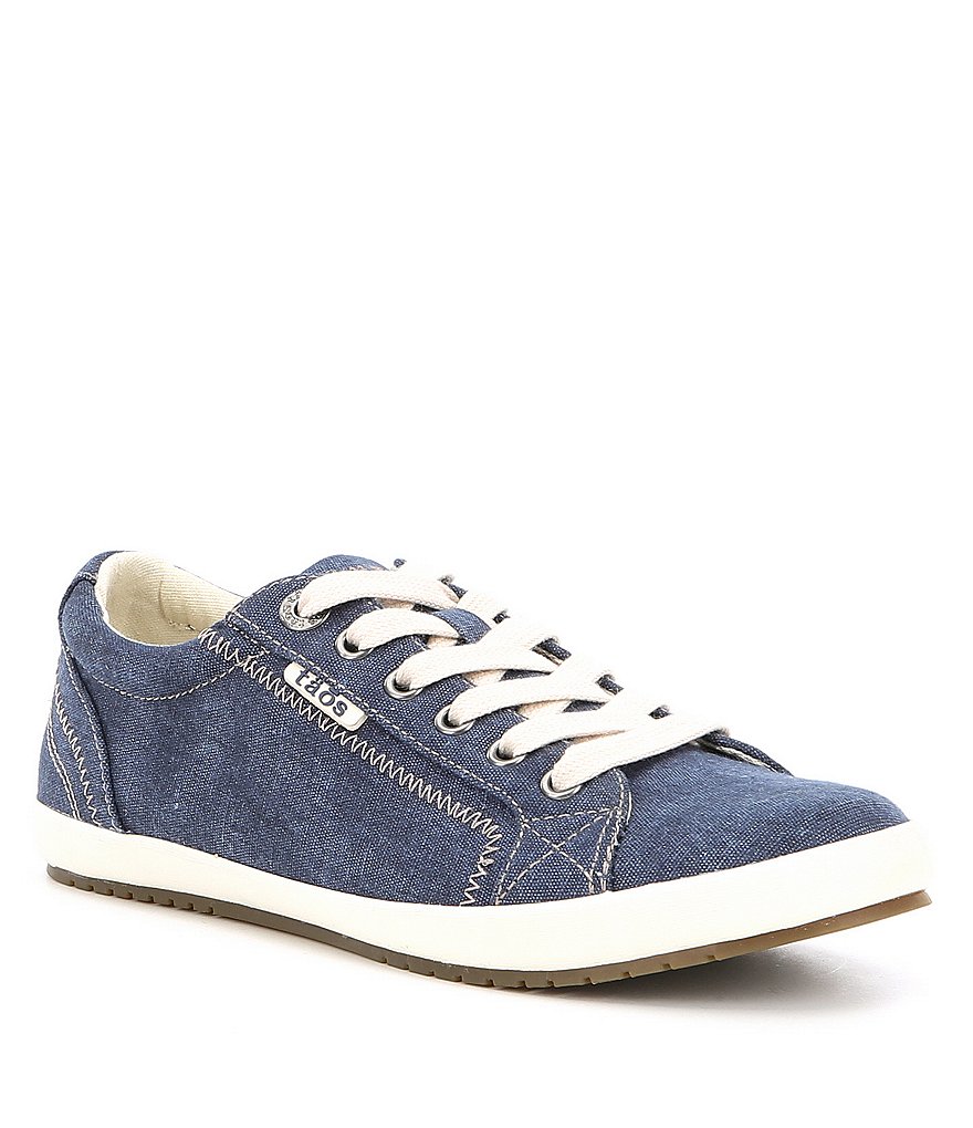 Taos Footwear Star Washed Canvas Lace-Up Sneakers