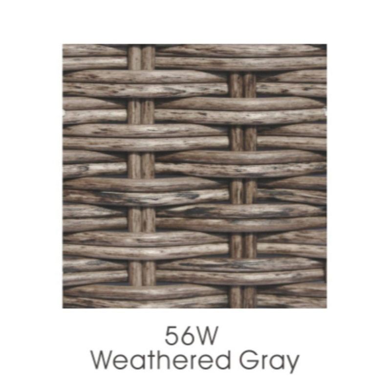 Bermuda 4pc FSC Teak Motion Loveseat Seating Set - Taupe - Courtyard Casual