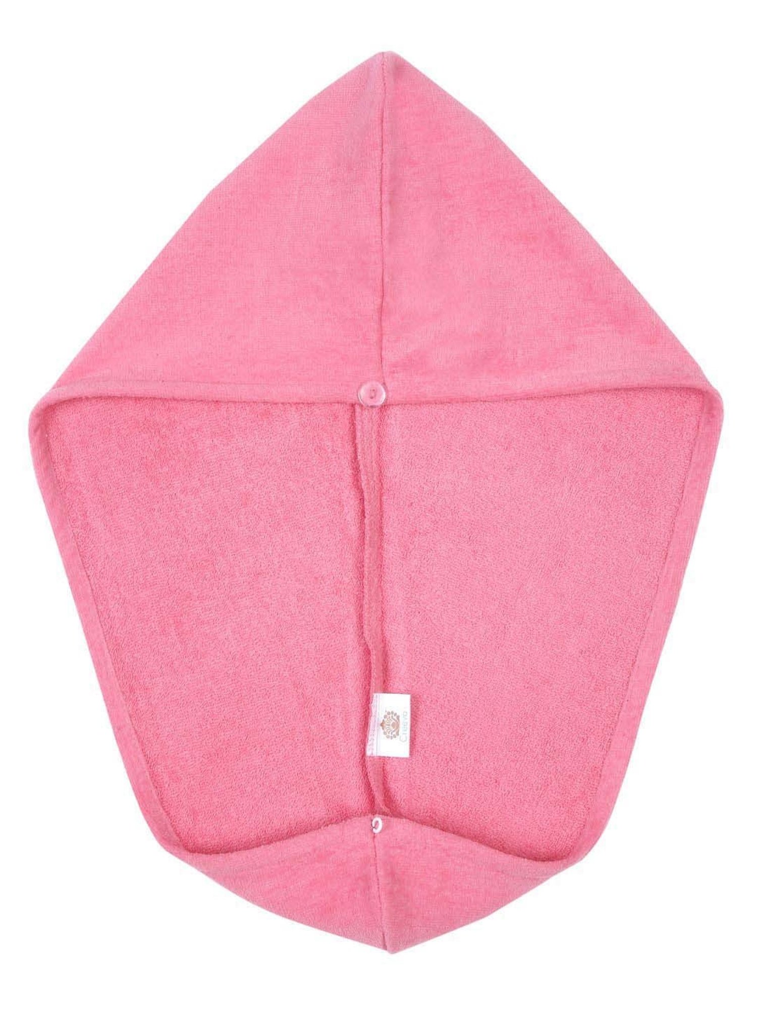 Creeva Luxury Virtual Pink Cotton 380 GSM Hair Wrap