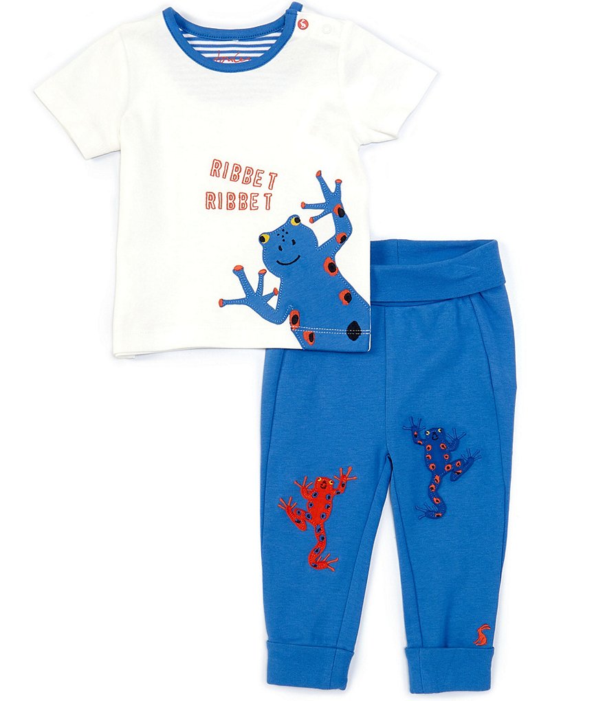 Joules Baby Boys 3-24 Months Short-Sleeve Doodle Tee & Pant Set