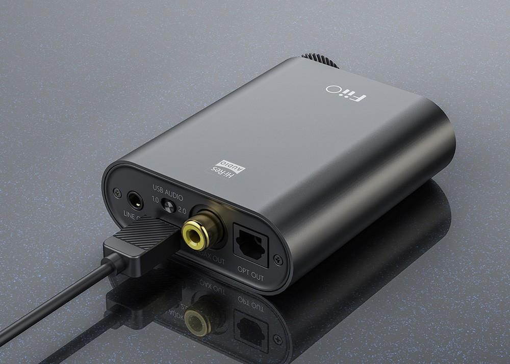 FiiO K3 DSD USB-C DAC and Headphone Amplifier for Home and Computer(3.5mm Single Ended/2.5mm Balanced/Coaxial and Optical Digital Outs)