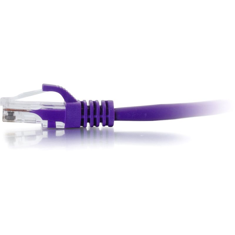 C2G 25ft Cat6 Snagless Unshielded (UTP) Network Patch Cable - Purple - RJ-45 Male - RJ-45 Male - 25ft - Purple