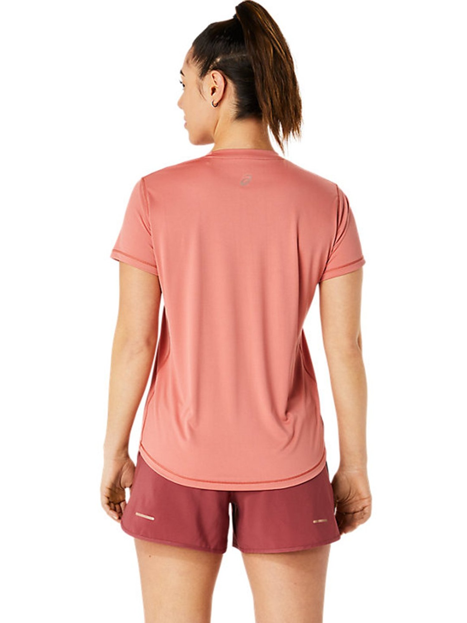 Asics Nagino Graphic Run SS Red Printed T-Shirt