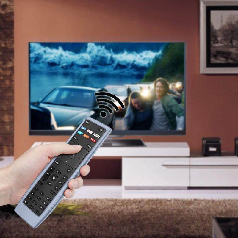 Fintie Remote Case for Vizio XRT136 Smart TV Remote, CaseBot Lightweight Anti-Slip Shockproof Silicone Cover for Vizio XRT136 LCD LED TV Remote Controller, Cloudy Blue
