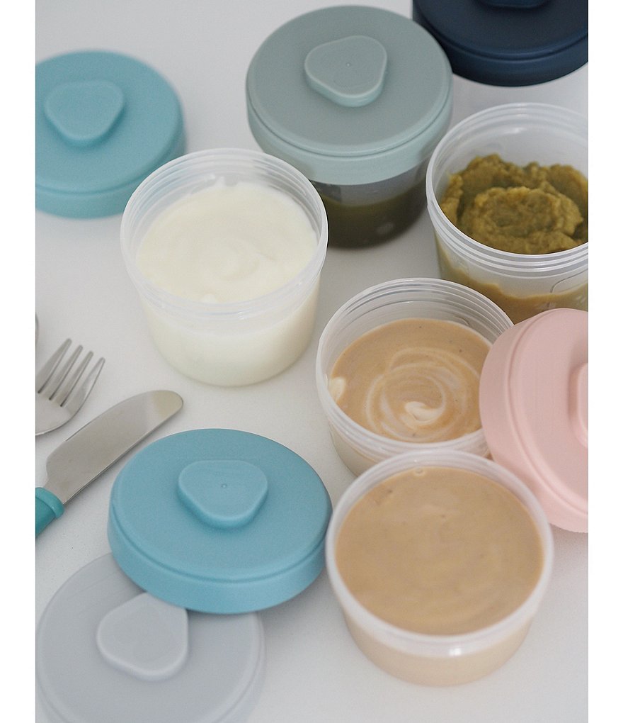BEABA Baby Food Clip Containers Set of 6 - Medium