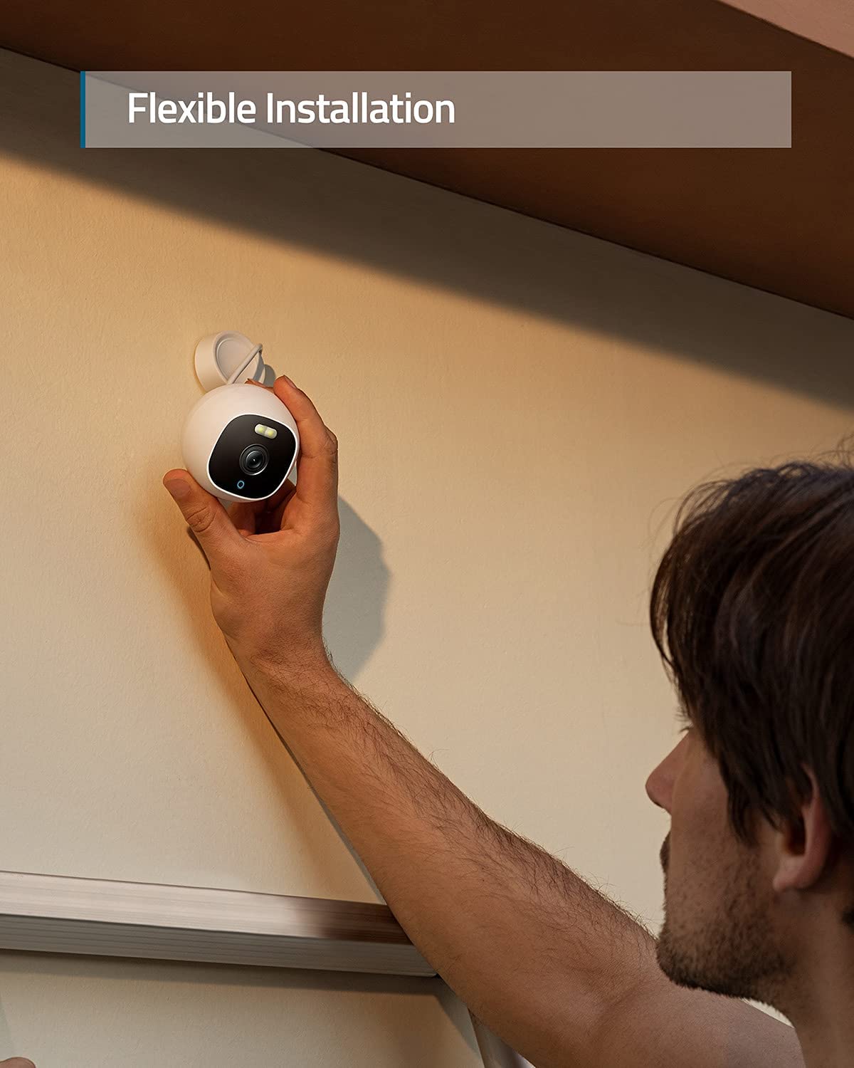 eufy Security Outdoor Cam, All-in-One Outdoor Security Camera with 1080p Resolution, Spotlight, Color Night Vision, No Monthly Fees, Wired Camera, Security Camera Outdoor, IP67 Weatherproof