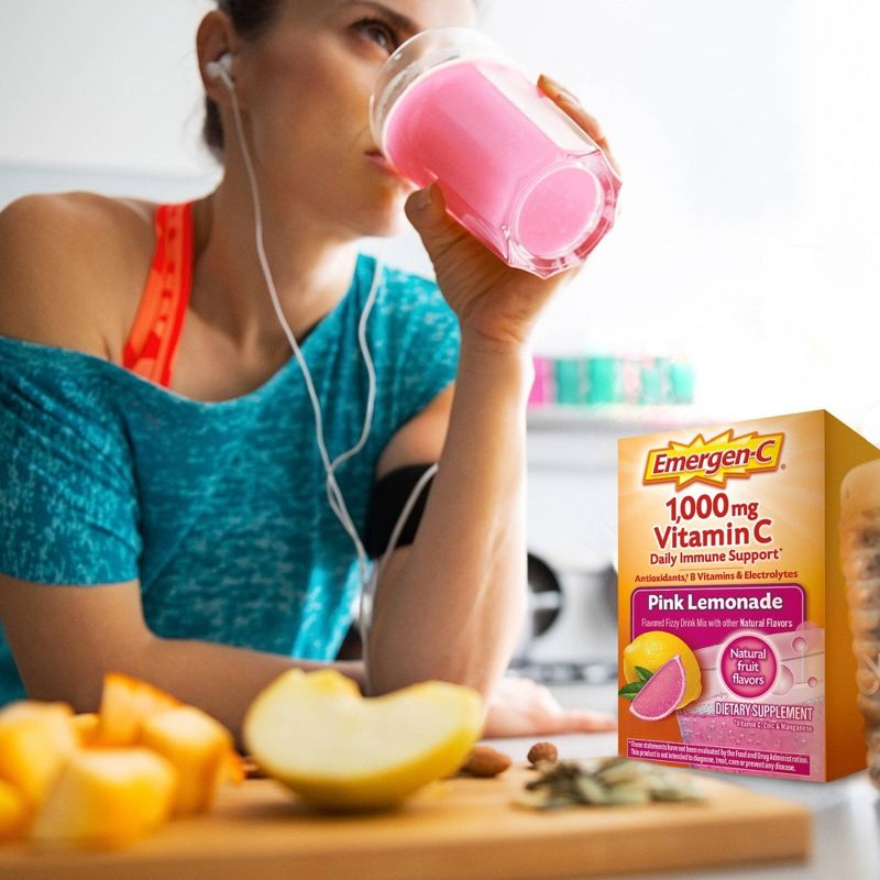 Emergen-C Vitamin C Drink Mix - Pink Lemonade - 0.33oz/30pk