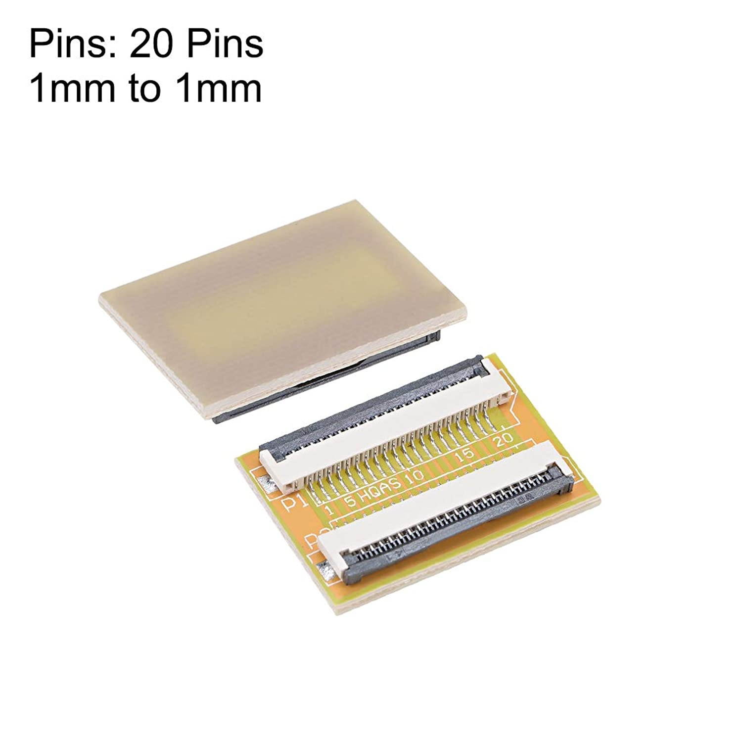 uxcell 1.0mm Pitch 20 Pin to 20 Pin Extension Connector Aapter for FFC FPC Cable Extend Zip HDD