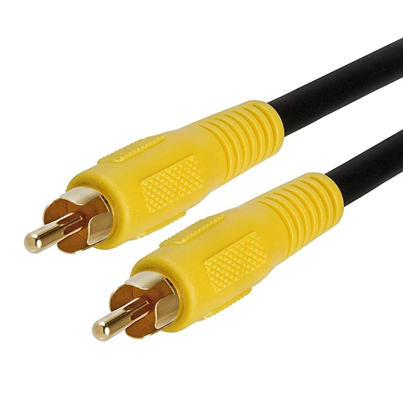 100FT RCA Subwoofer Cable 1 RCA Male to 1 RCA Male Composite AudioVideo Cord SPDIF Coaxial Cable Digital Au
