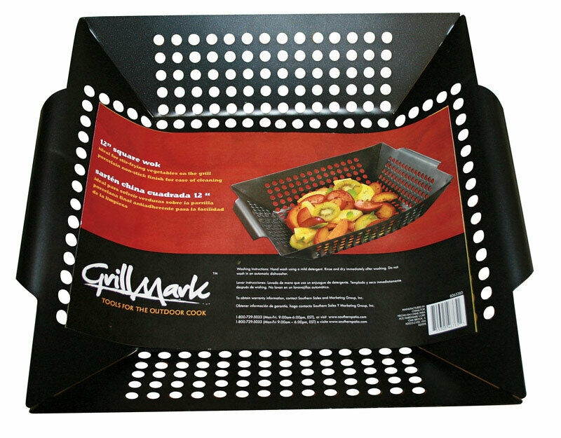 Grill Mark  Grill Wok  12 in. L x 12 in. W